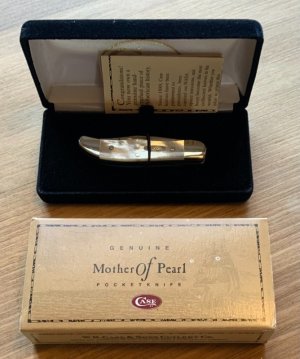 CASE Pocket Hunter Mother of Pearl Presentation Box