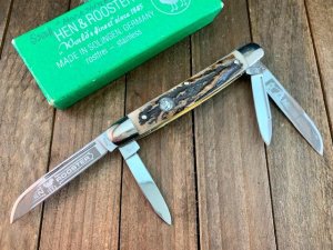 Hen and Rooster Stag Slim Congress “Moon Shiner” Solingen Germany Made