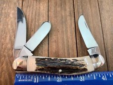 Hen and Rooster Stag Tobacco Sowbelly Stockman 2000 Solingen Germany Hen and Rooster Stag Tobacco Sowbelly Stockman 2000 Solingen Germany