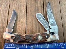 Hen and Rooster Stag Little Cuttin Horse Sowbelly Solingen Germany Made Hen and Rooster Stag Little Cuttin Horse Sowbelly Solingen Germany Made
