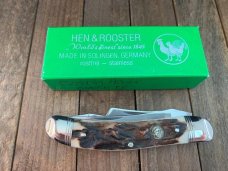 Hen and Rooster Stag Little Cuttin Horse Sowbelly Solingen Germany Made Hen and Rooster Stag Little Cuttin Horse Sowbelly Solingen Germany Made
