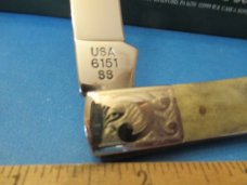 Case XX 2001Scrolled Bolster CCC Banna Trapper Pattern # 6151 SS Case XX 2001Scrolled Bolster CCC Banna Trapper Pattern # 6151 SS