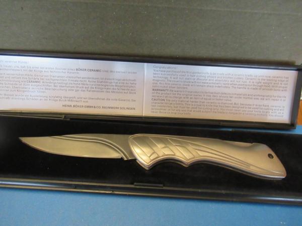 Boker Ceramic Discontinued Lock Back Model # 2040