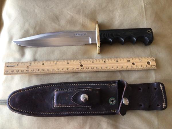 Randall model 14-71/2 stainless with two factory sheaths 