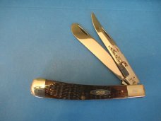 Case XX 1982 Case Collectors 2nd Year Knife Bone Stag Trapper Pattern # 6251 SP SS Case XX 1982 Case Collectors 2nd Year Knife Bone Stag Trapper Pattern # 6251 SP SS