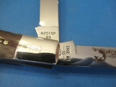 Case XX 1982 Case Collectors 2nd Year Knife Bone Stag Trapper Pattern # 6251 SP SS Case XX 1982 Case Collectors 2nd Year Knife Bone Stag Trapper Pattern # 6251 SP SS
