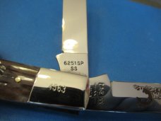 Case XX 1982 Case Collectors 2nd Year Knife Bone Stag Trapper Pattern # 6251 SP SS Case XX 1982 Case Collectors 2nd Year Knife Bone Stag Trapper Pattern # 6251 SP SS