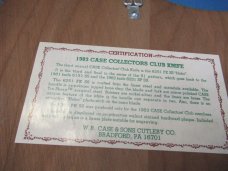 Case XX 1983 Case Collectors Club Rogers Jigged Appaloosa Bone Hobo Pattern # 6251FK SS Case XX 1983 Case Collectors Club Rogers Jigged Appaloosa Bone Hobo Pattern # 6251FK SS