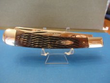Case XX 1982 Case Collectors 2nd Year Knife Bone Stag Trapper Pattern # 6251 SP SS Case XX 1982 Case Collectors 2nd Year Knife Bone Stag Trapper Pattern # 6251 SP SS