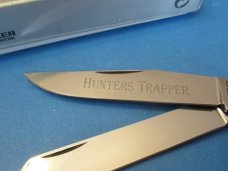 Boker Tree Brand Red Bone Finger Grooved Trapper Pattern # BK112525FGR Boker Tree Brand Red Bone Finger Grooved Trapper Pattern # BK112525FGR