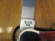 Case Collectors Club 1996 Smooth Red Bone Copperhead Pattern # 6149 SS