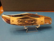 Case XX 1983 Stag Folding Lock Back Hunter Made For CKKC Pattern # 6165 L SAB SSP Case XX 1983 Stag Folding Lock Back Hunter Made For CKKC Pattern # 6165 L SAB SSP