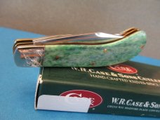 Case XX 2004 Scrolled Bolster Smooth Green Bone SaddleHorn Pattern # TB62110 SS Case XX 2004 Scrolled Bolster Smooth Green Bone SaddleHorn Pattern # TB62110 SS