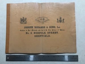 Joseph Rodgers Razor/Scissors catalog, pre 1900