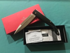 F.lli Consigli Scarperia Italia horn handled knife 