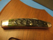Case Collectors Club 1984 Olive Green Bone Congress Pattern # G64088 SS Case Collectors Club 1984 Olive Green Bone Congress Pattern # G64088 SS