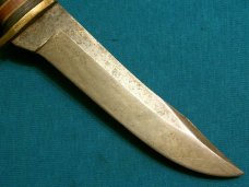 VINTAGE WESTERN BOUDER COLO USA FIXED BLADE HUNTING SKINNING BOWIE KNIVES OLD SHEATH VINTAGE WESTERN BOUDER COLO USA FIXED BLADE HUNTING SKINNING BOWIE KNIVES OLD SHEATH