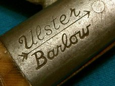 VINTAGE SAWCUT JIGGED BONE ULSTER BARLOW BAREHEAD FOLDING POCKET KNIFE KNIVES OLD