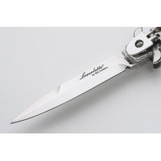 AKC LEVERLETTO 20cm - 8" GENUINE EUROPEAN STAG WITH NEW MODIFIED BAYONET BLADE   