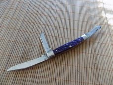 Kinfolks Serpentine Three Blade Knife, Auth Reproduction