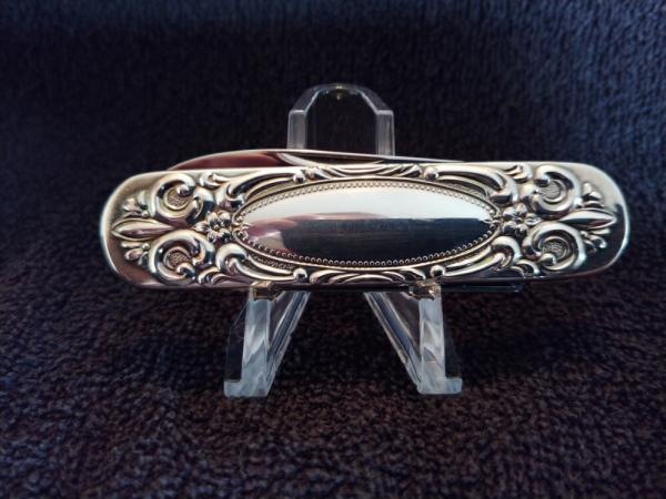 VINTAGE SILVER GENTLEMANS KNIFE,Made c.1978 by Towle Mfg Co of Newburyport, MA. Wholesale Importer. 