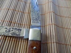 Boker 'White Lightning Two Blade Knife Serial #3094