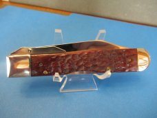 Case XX 2005 Chestnut Bone Cheetah Pattern # 6111 1/2 L SS Made for the NKCA 