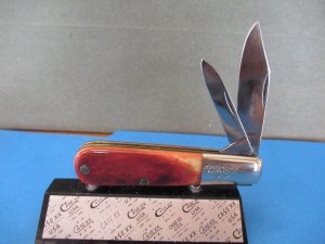 Case XX Red Bone Barlow Used Pattern # 62009 1/2