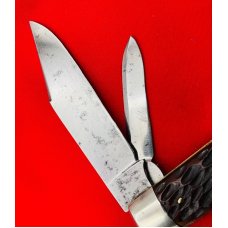 Vintage ELECTRIC CUT. CO. WALDEN 2-Blade Swell End Jack Folding Pocket Knife c.1910-1920 Bone Vintage ELECTRIC CUT. CO. WALDEN 2-Blade Swell End Jack Folding Pocket Knife c.1910-1920 Bone