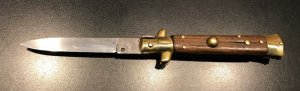 Vintage 1970s 7" Italian Stiletto with Rosewood Scales