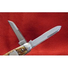 OLD VINTAGE I*XL GEORGE WOSTENHOLM SHEFFIELD ENGLAND LARGE CATTLE KNIFE GENUINE OLD STAG 1800'S OLD VINTAGE I*XL GEORGE WOSTENHOLM SHEFFIELD ENGLAND LARGE CATTLE KNIFE GENUINE OLD STAG 1800'S
