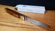 fredrich Hartkopf German Handmade Snakewood Damascus 300 Layer Marcus Baumbach Knife New in box.