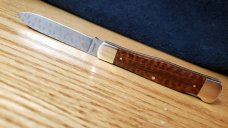 fredrich Hartkopf German Handmade Snakewood Damascus 300 Layer Marcus Baumbach Knife New in box.