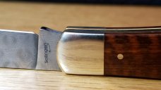 fredrich Hartkopf German Handmade Snakewood Damascus 300 Layer Marcus Baumbach Knife New in box.