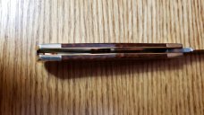 fredrich Hartkopf German Handmade Snakewood Damascus 300 Layer Marcus Baumbach Knife New in box.