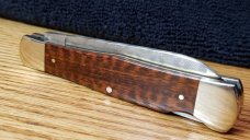 fredrich Hartkopf German Handmade Snakewood Damascus 300 Layer Marcus Baumbach Knife New in box.
