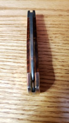 fredrich Hartkopf German Handmade Snakewood Damascus 300 Layer Marcus Baumbach Knife New in box.