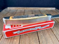 Henckels by Boker 4 Blade Stockman Fossilized Ivory Pin Feather Jigged Henckels by Boker 4 Blade Stockman Fossilized Ivory Pin Feather Jigged