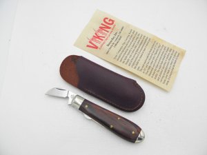 Queen Cutlery Viking Folding Chip Carving Knife: 3 7/8” closed