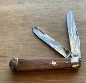 CASE Trapper Knife Bois d’arc Texas Shield