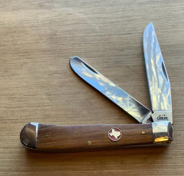 CASE Trapper Knife Bois d’arc Texas Shield