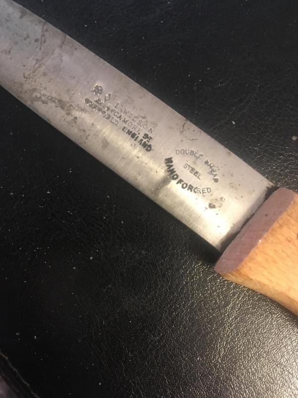 I WILSON HAND FORGED FIGHTING CAMP