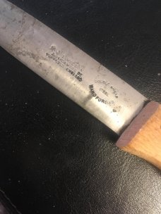 I WILSON HAND FORGED FIGHTING CAMP