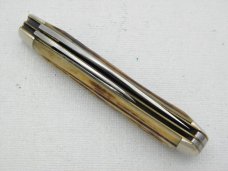 Queen Cutlery #51 Dogleg Jack Winterbottom bone: 3 1/2” closed, 1955–1957