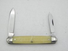 Queen Cutlery Co. #55 Sleeveboard Pen in Imitation Onyx: 3 1/4” closed; 1955-1957 Queen Cutlery Co. #55 Sleeveboard Pen in Imitation Onyx: 3 1/4” closed; 1955-1957