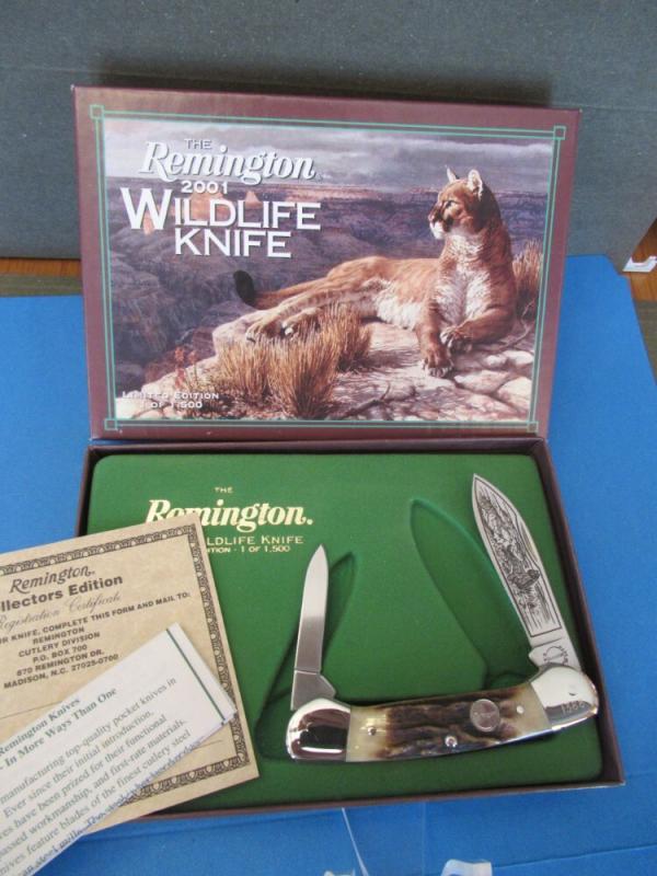 Remington Stag Canoe Wildlife 2001 Cougar at Canyon