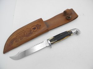 Queen Cutlery #87 Expert Fish Knife: 8 1/2” overall with a 4 1/2” blade,  early 1950s