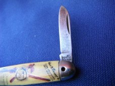 Vintage Davy Crockett Hatchet Bottle Opener Pocket Knife  Prov. RI USA!!!