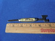 Vintage Davy Crockett Hatchet Bottle Opener Pocket Knife  Prov. RI USA!!!