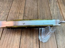 Bulldog Cattle Knife Stockman Green Rope Jigged Bone Bulldog Cattle Knife Stockman Green Rope Jigged Bone